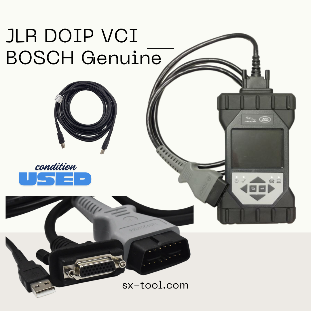 JLR DOIP VCI BOSCH Genuine Interface with cables and OBD-II connector